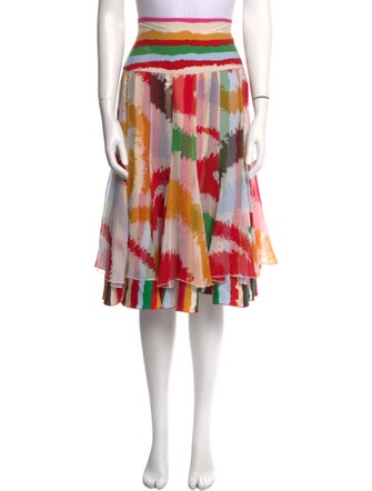 Diane von Furstenberg Silk Knee-Length Skirt