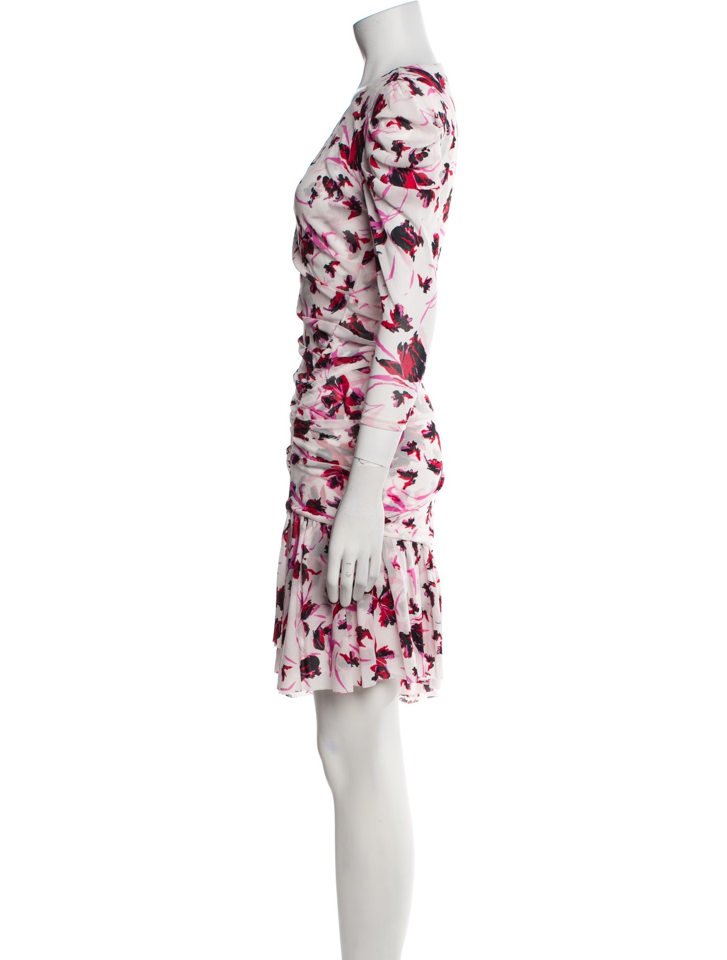 Diane von Furstenberg Floral Print Knee-Length Dress