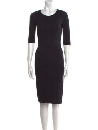 Diane von Furstenberg Crew Neck Knee-Length Dress
