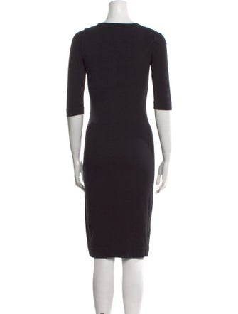 Diane von Furstenberg Crew Neck Knee-Length Dress