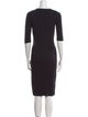 Diane von Furstenberg Crew Neck Knee-Length Dress