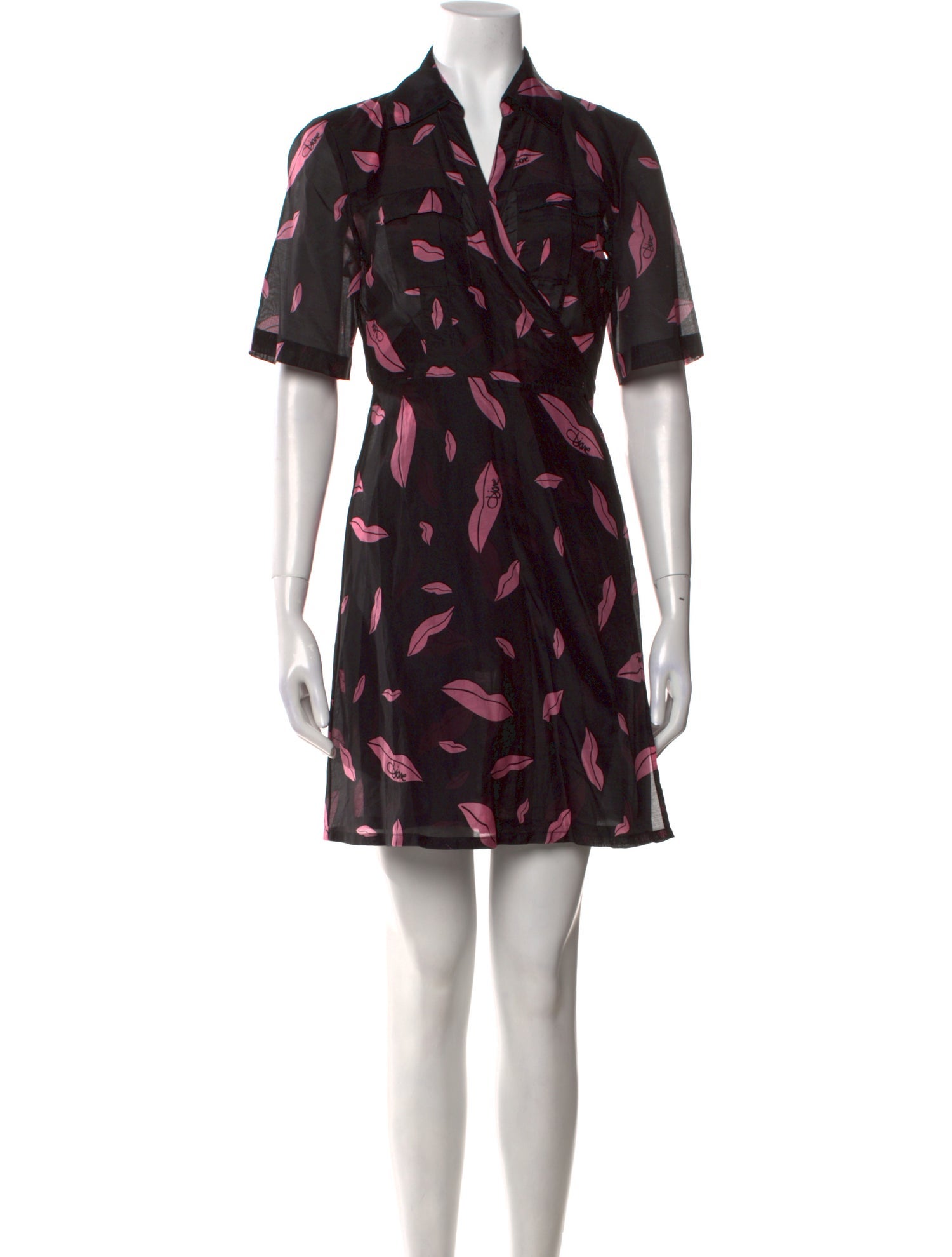 Diane von Furstenberg Printed Mini Dress