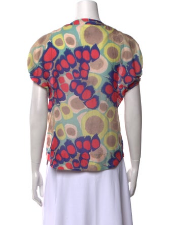 Diane von Furstenberg Silk Printed Blouse