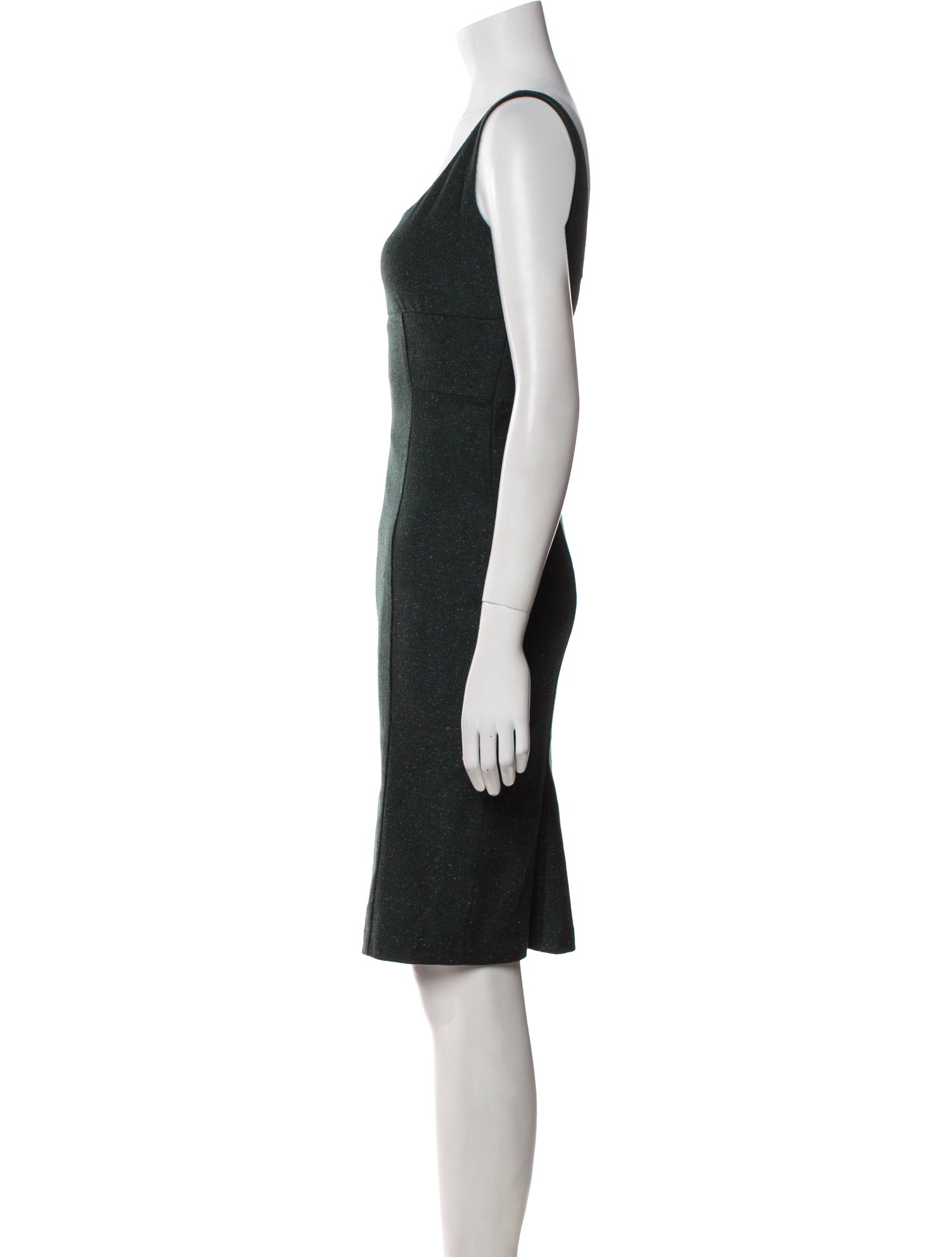 Diane von Furstenberg Scoop Neck Knee-Length Dress