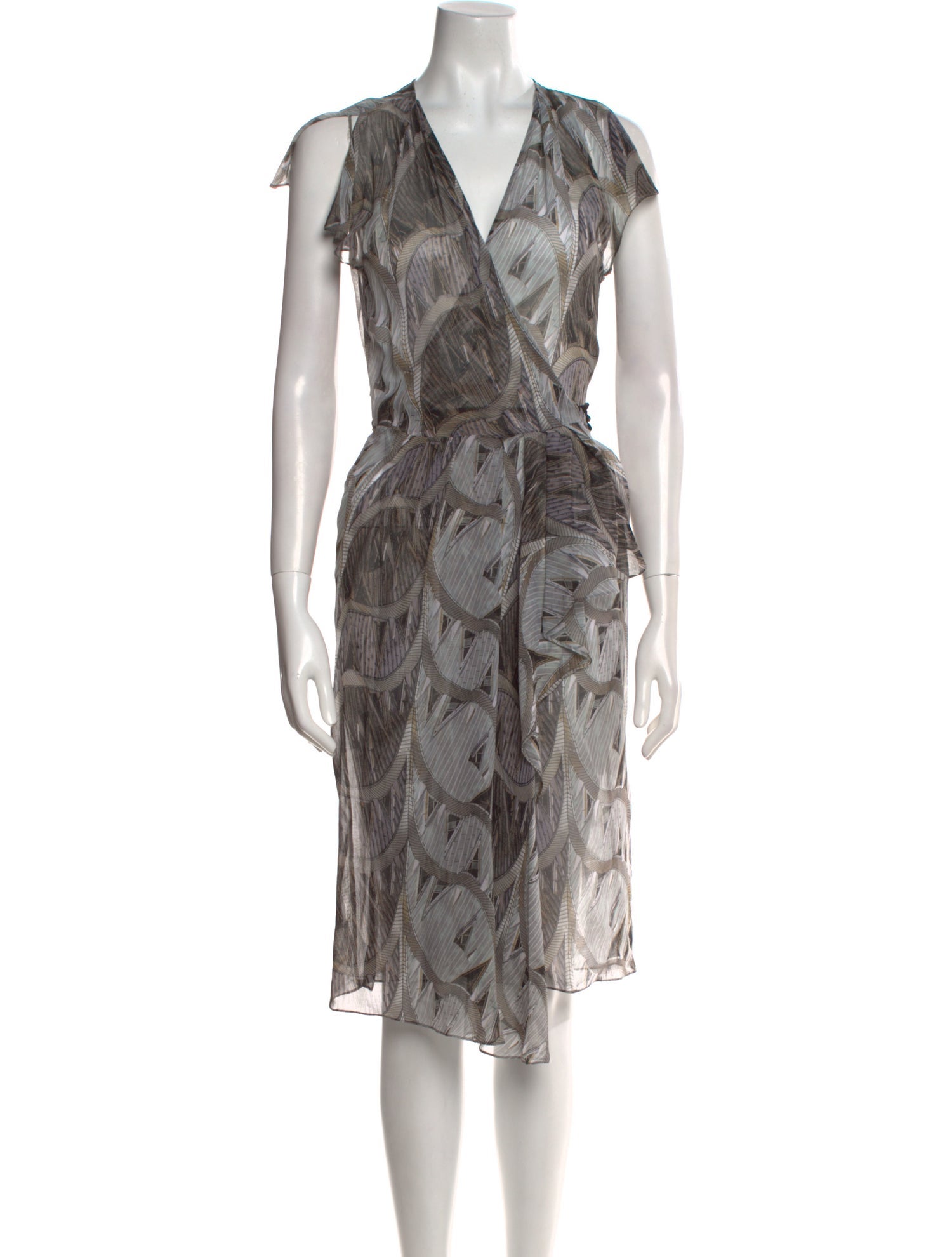 Diane von Furstenberg Silk Midi Length Dress