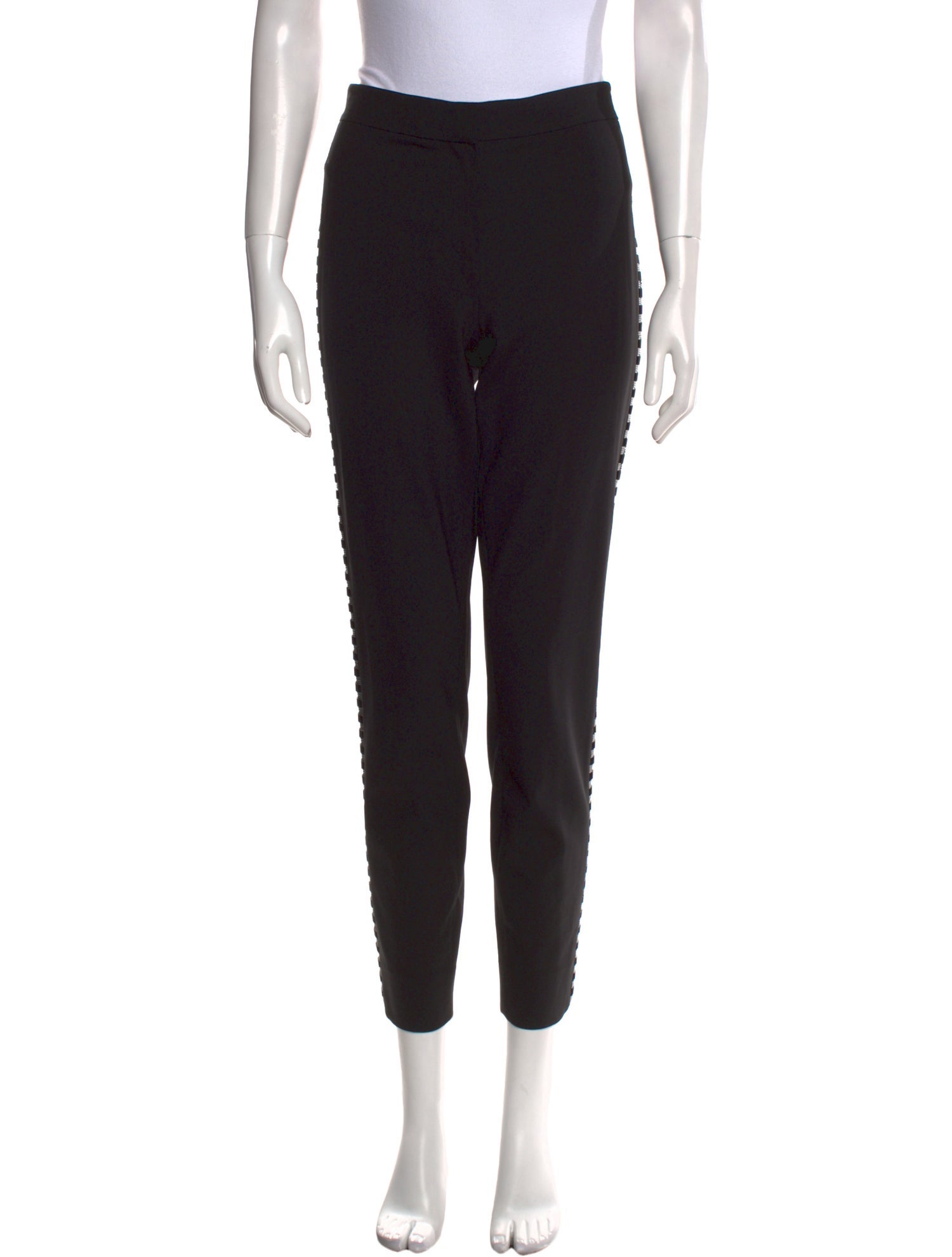 Diane von Furstenberg Wool Skinny Leg Pants