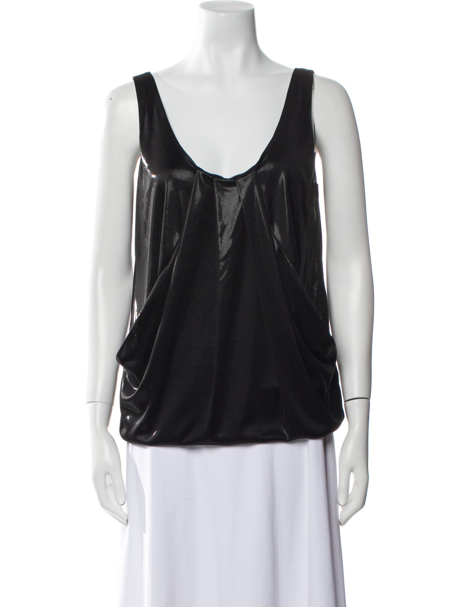 Diane von Furstenberg Scoop Neck Sleeveless Top