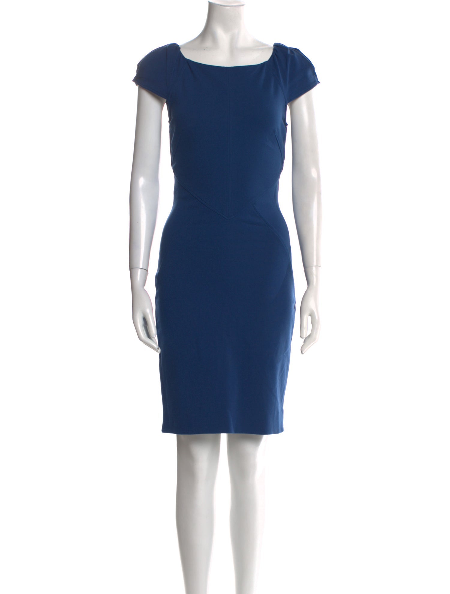 Diane von Furstenberg Bateau Neckline Knee-Length Dress