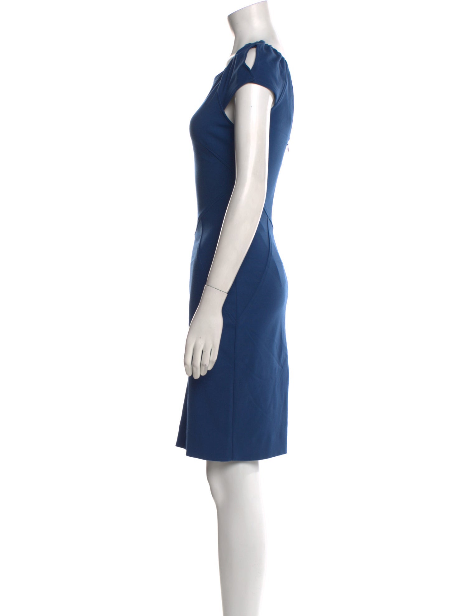 Diane von Furstenberg Bateau Neckline Knee-Length Dress