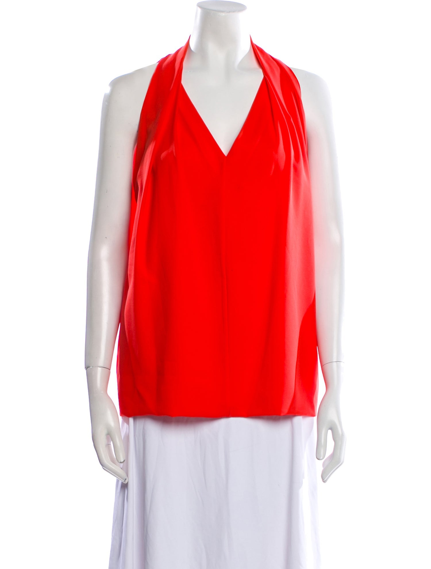 Diane von Furstenberg V-Neck Sleeveless Blouse