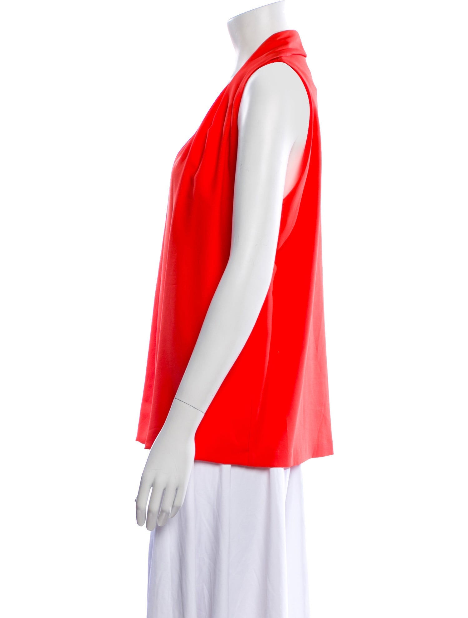 Diane von Furstenberg V-Neck Sleeveless Blouse