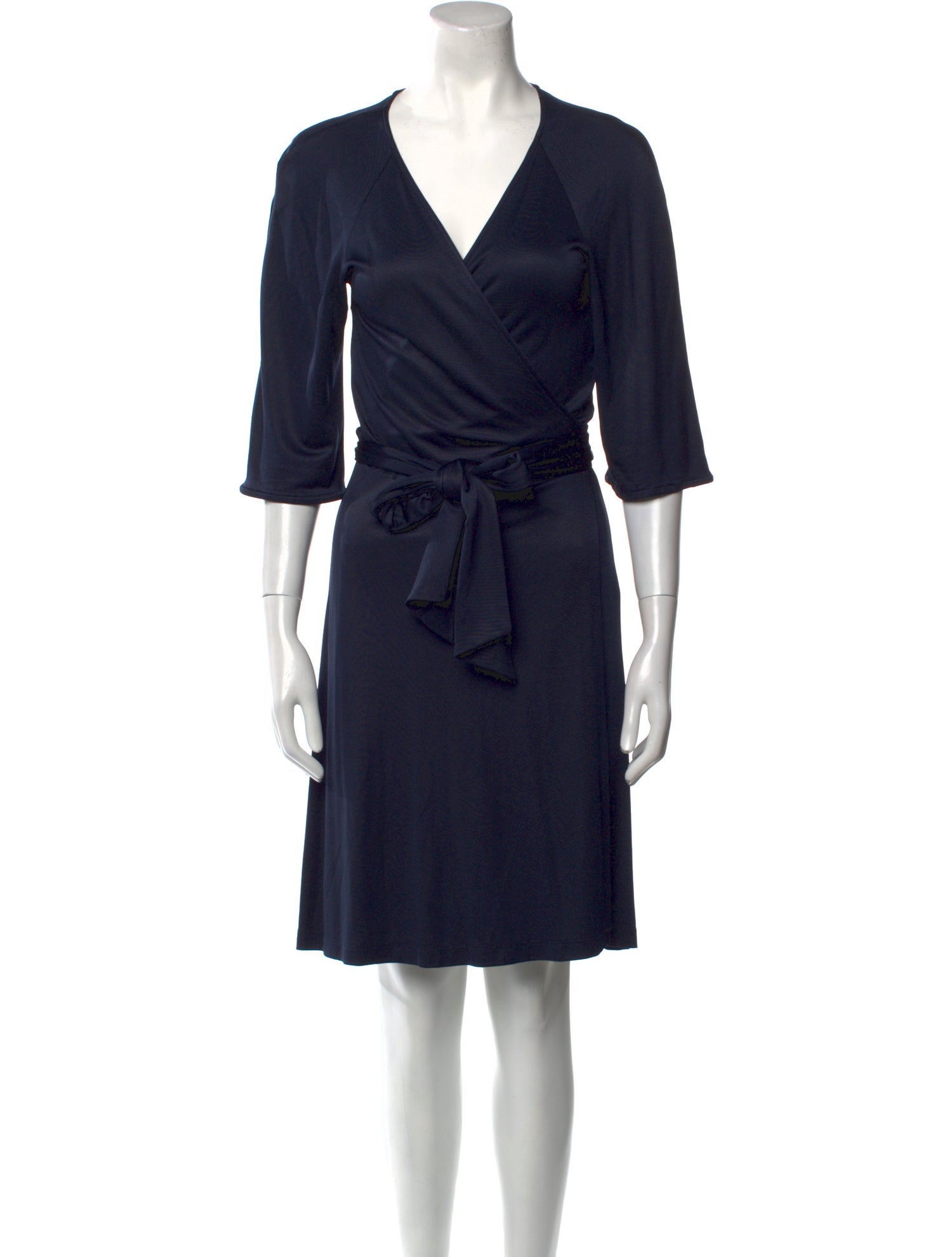 Diane von Furstenberg V-Neck Knee-Length Dress