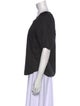 Diane von Furstenberg V-Neck Short Sleeve Blouse