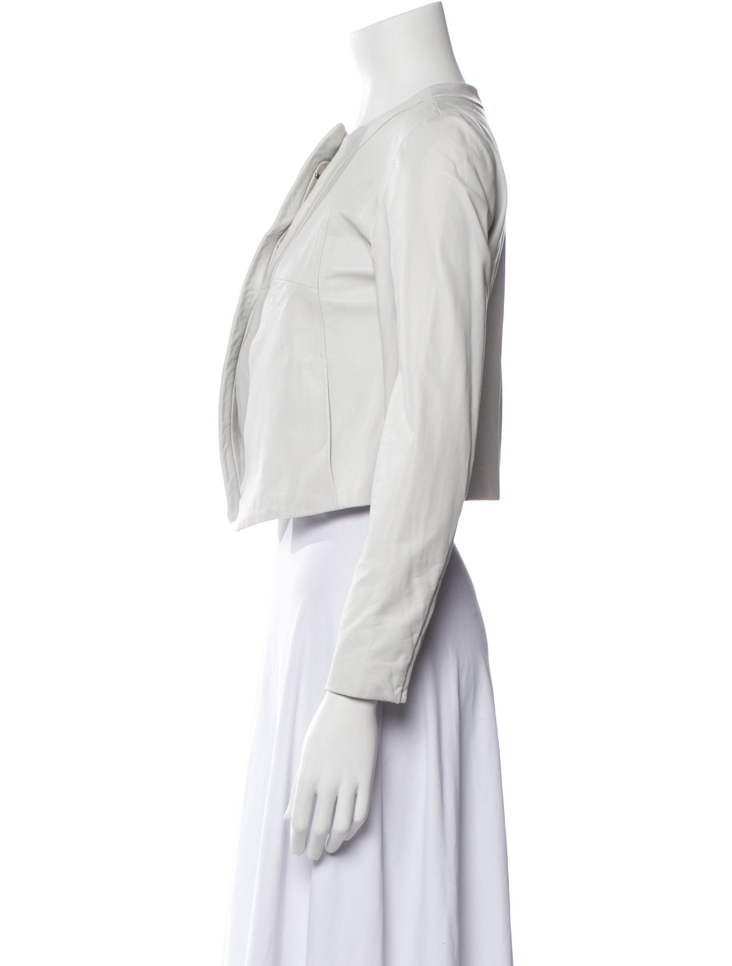 Diane von Furstenberg Leather Biker Jacket