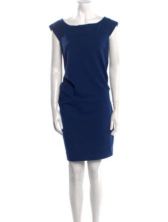 Diane von Furstenberg Scoop Neck Mini Dress