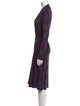 Diane von Furstenberg Silk Midi Length Dress