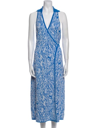 Diane von Furstenberg Printed Long Dress