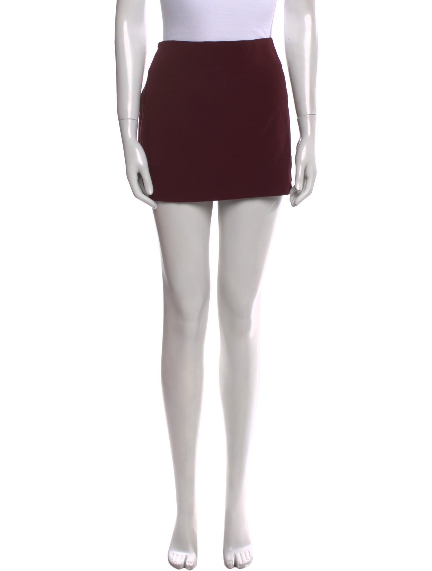 Diane von Furstenberg Pleated Accents Mini Skirt