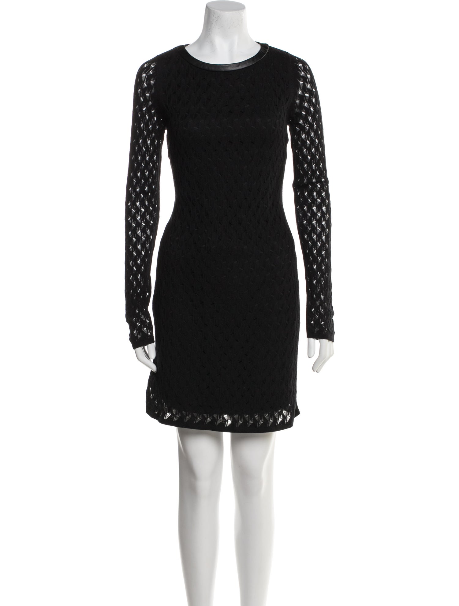 Diane von Furstenberg Lace Pattern Mini Dress