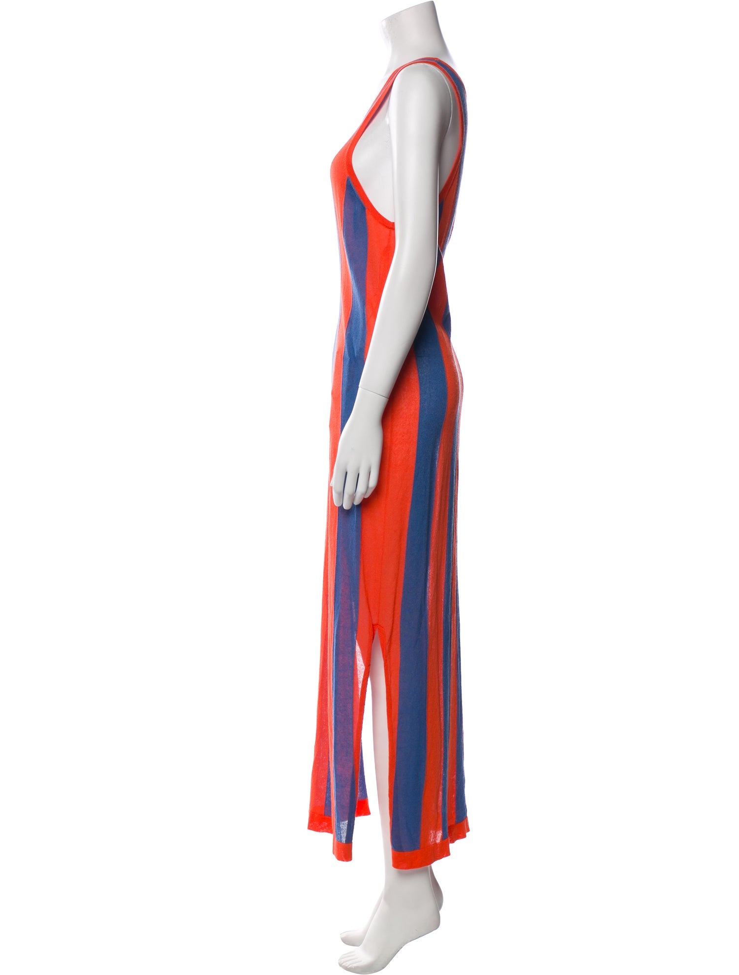 Diane von Furstenberg Striped Long Dress