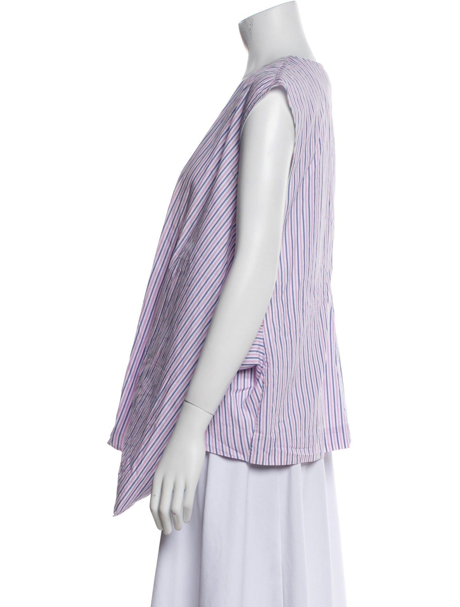 Diane von Furstenberg Striped V-Neck Tunic