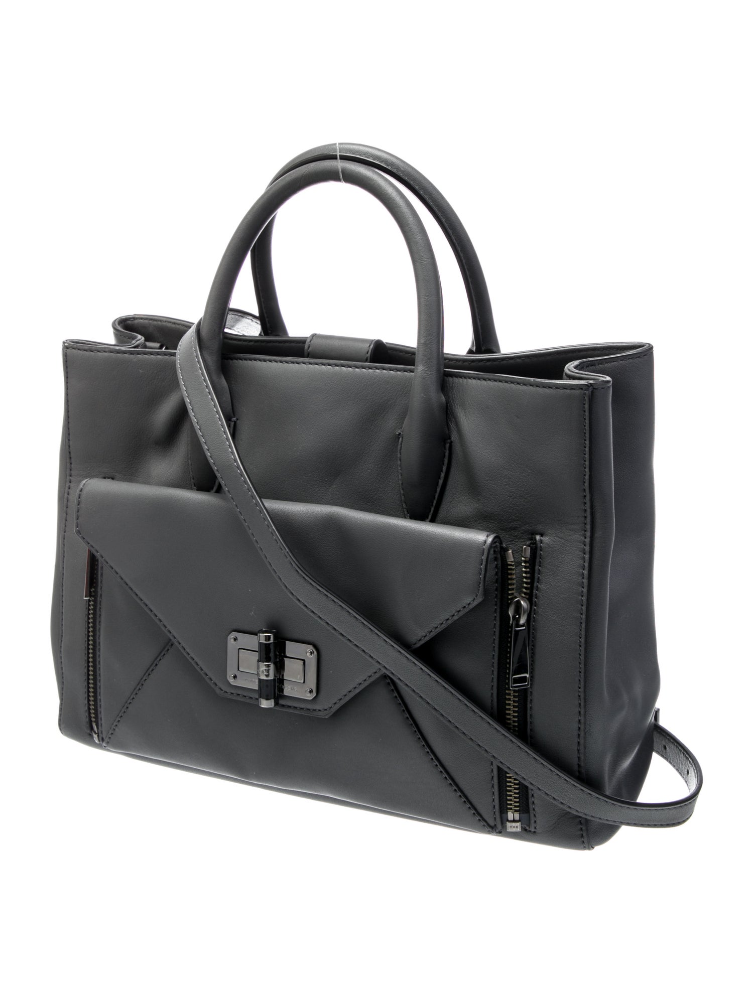 Diane von Furstenberg Leather Top Handle Bag