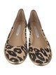 Diane von Furstenberg Ponyhair Animal Print Flats