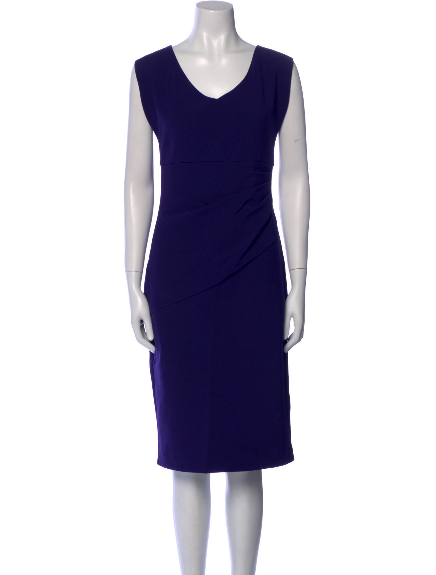 Diane von Furstenberg V-Neck Midi Length Dress