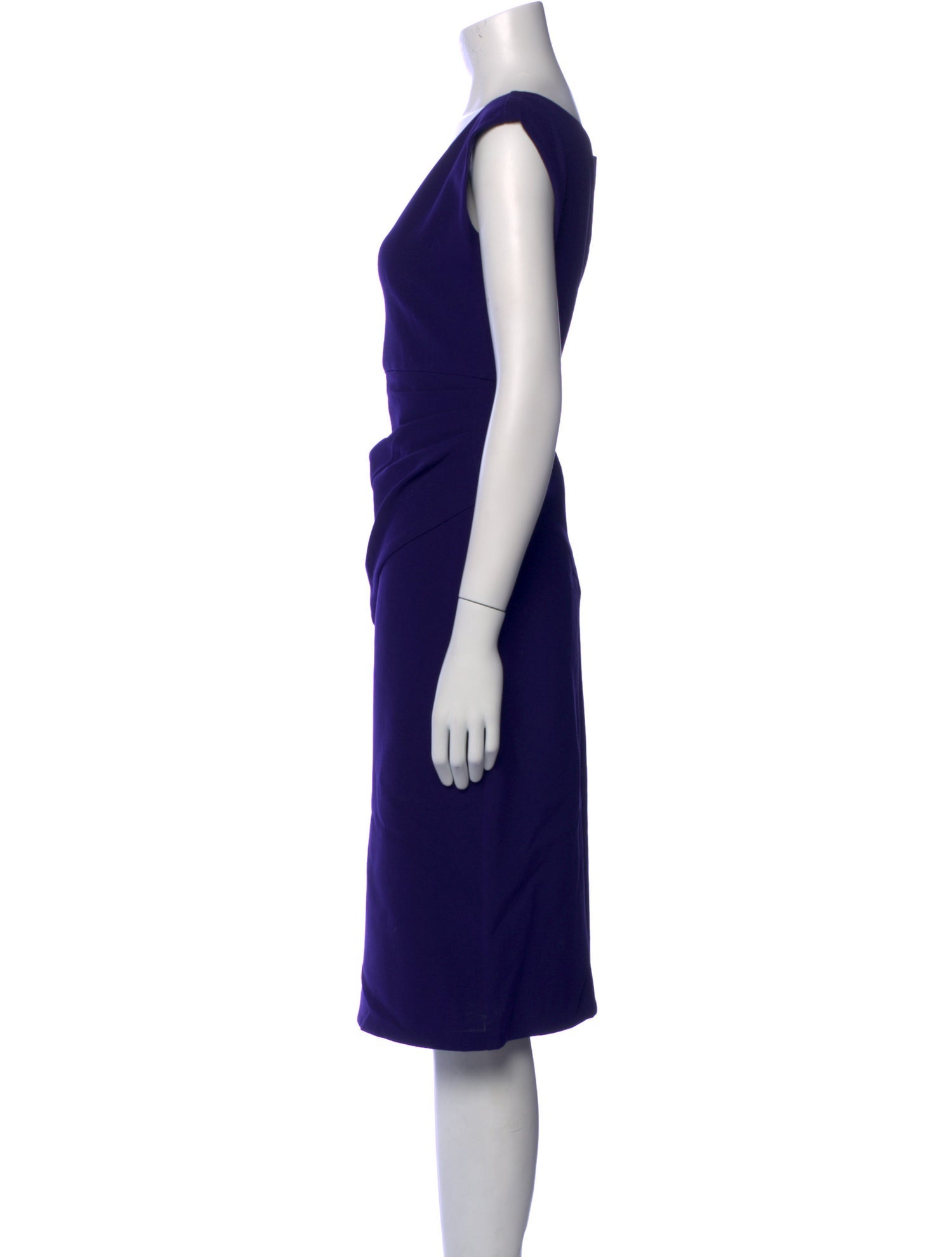 Diane von Furstenberg V-Neck Midi Length Dress