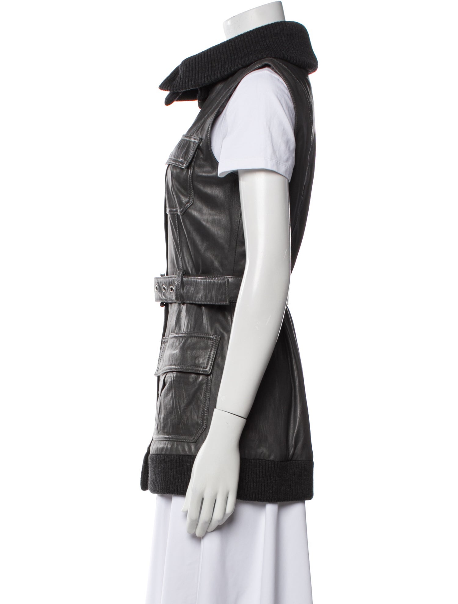 Diane von Furstenberg Leather Vest