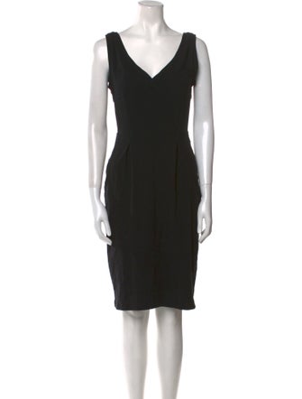 Diane von Furstenberg V-Neck Knee-Length Dress