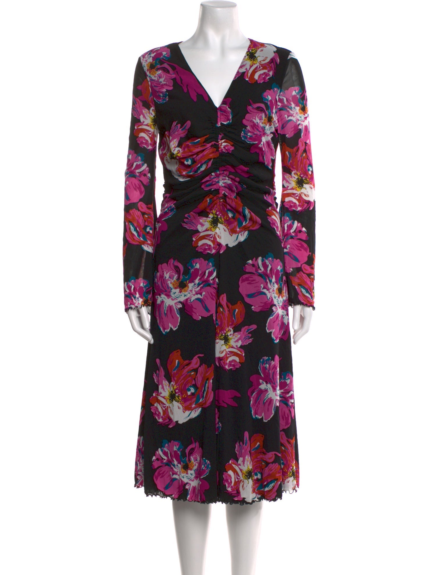 Diane von Furstenberg Nylon Midi Length Dress w/ Tags