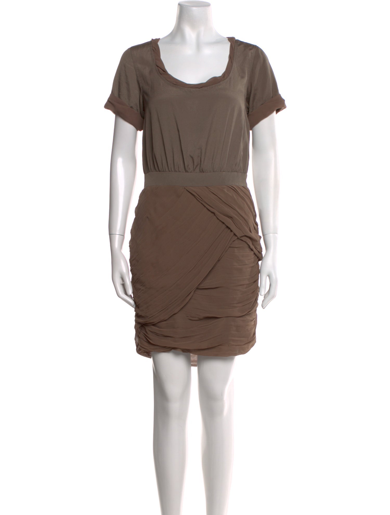 Diane von Furstenberg Scoop Neck Mini Dress