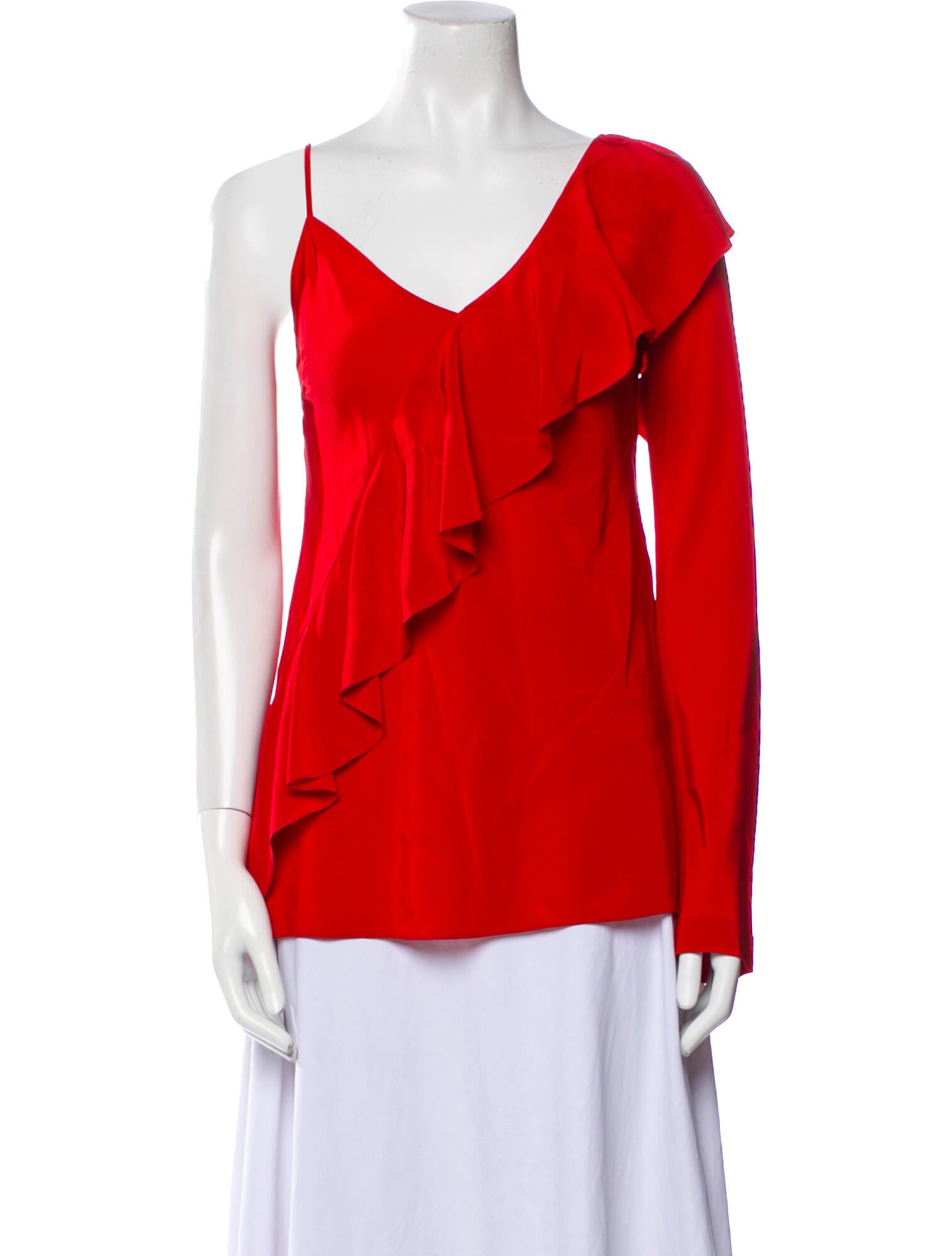 Diane von Furstenberg Silk V-Neck Blouse