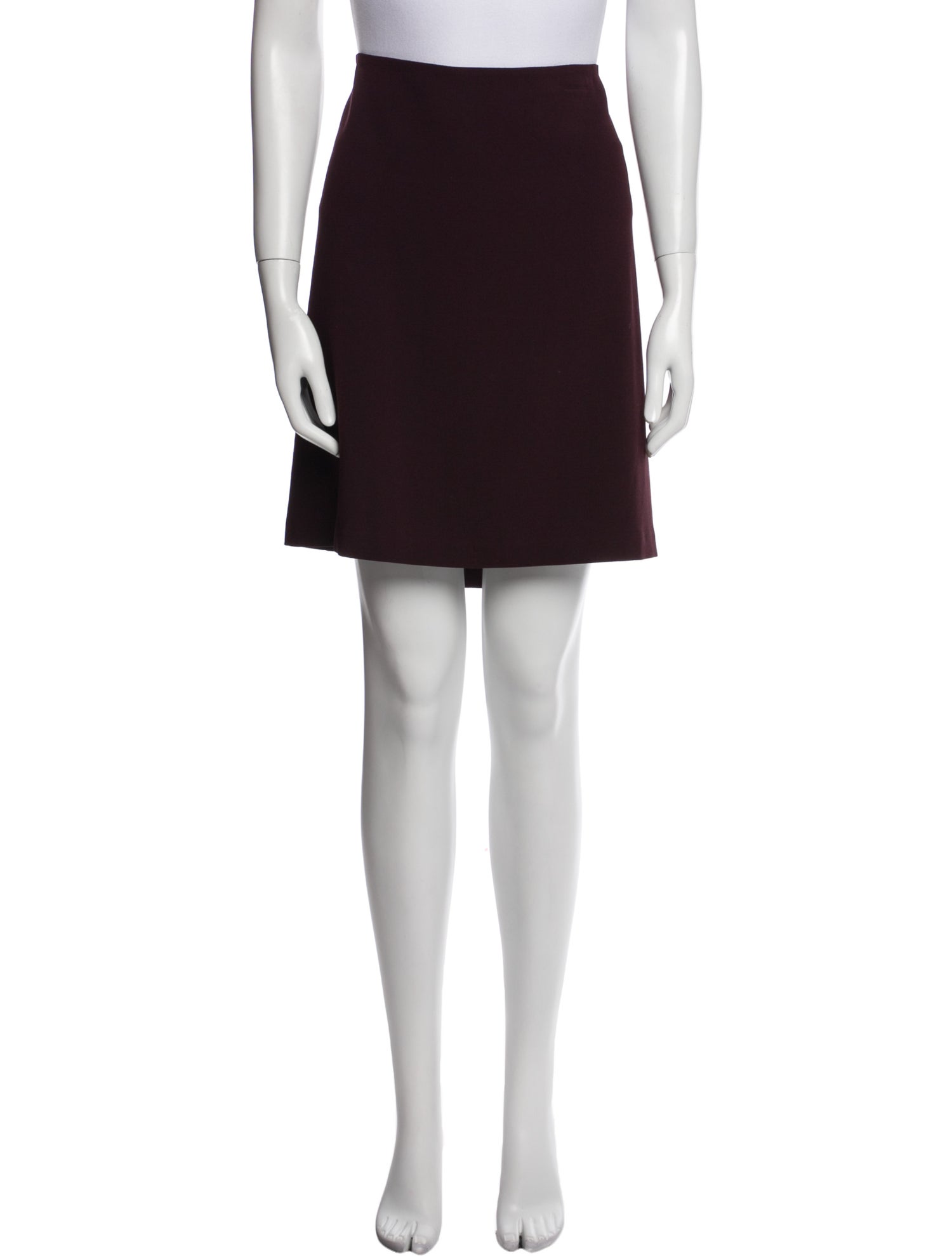 Diane von Furstenberg Pleated Accents Mini Skirt