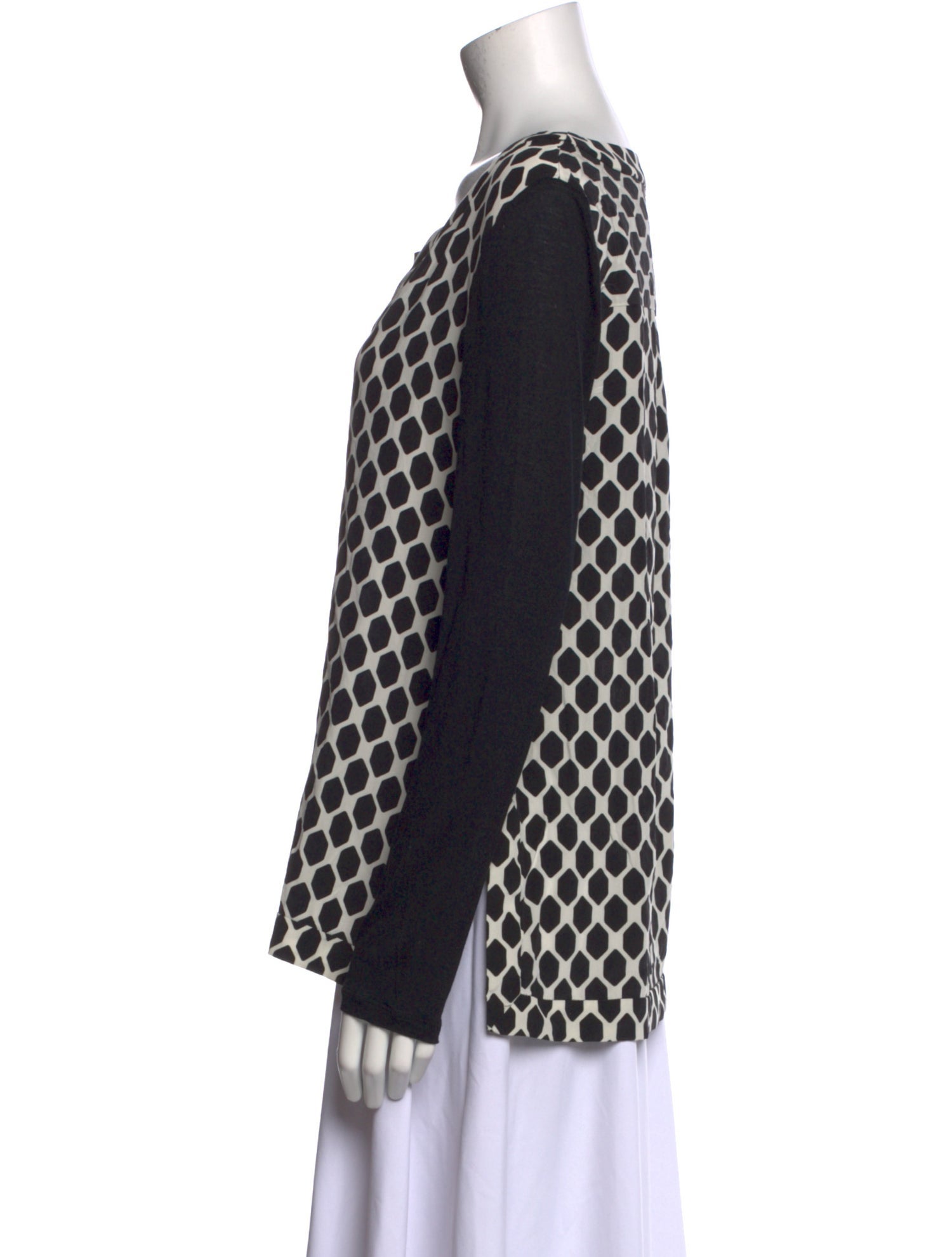 Diane von Furstenberg Silk Printed Blouse