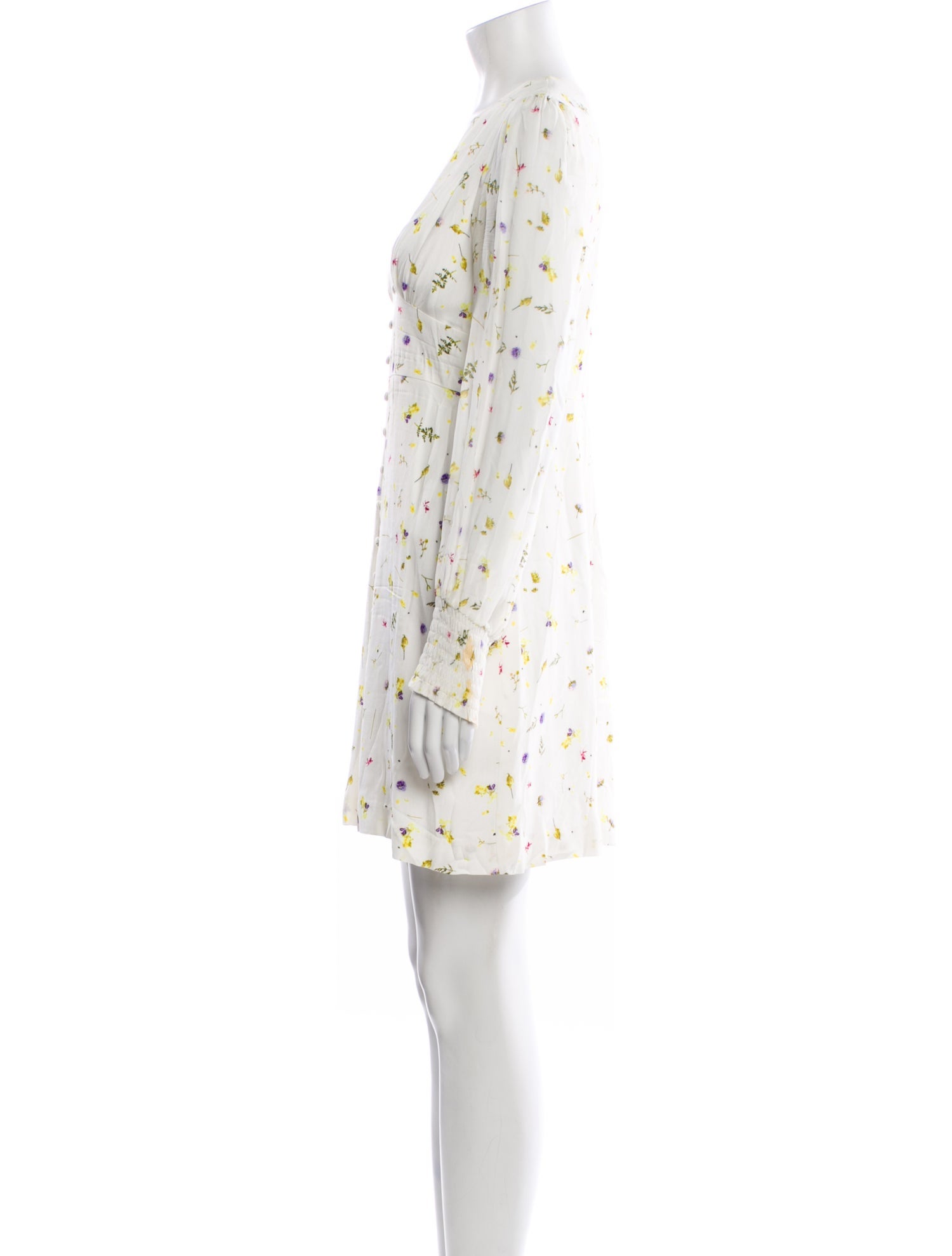 Diane von Furstenberg Floral Print Mini Dress