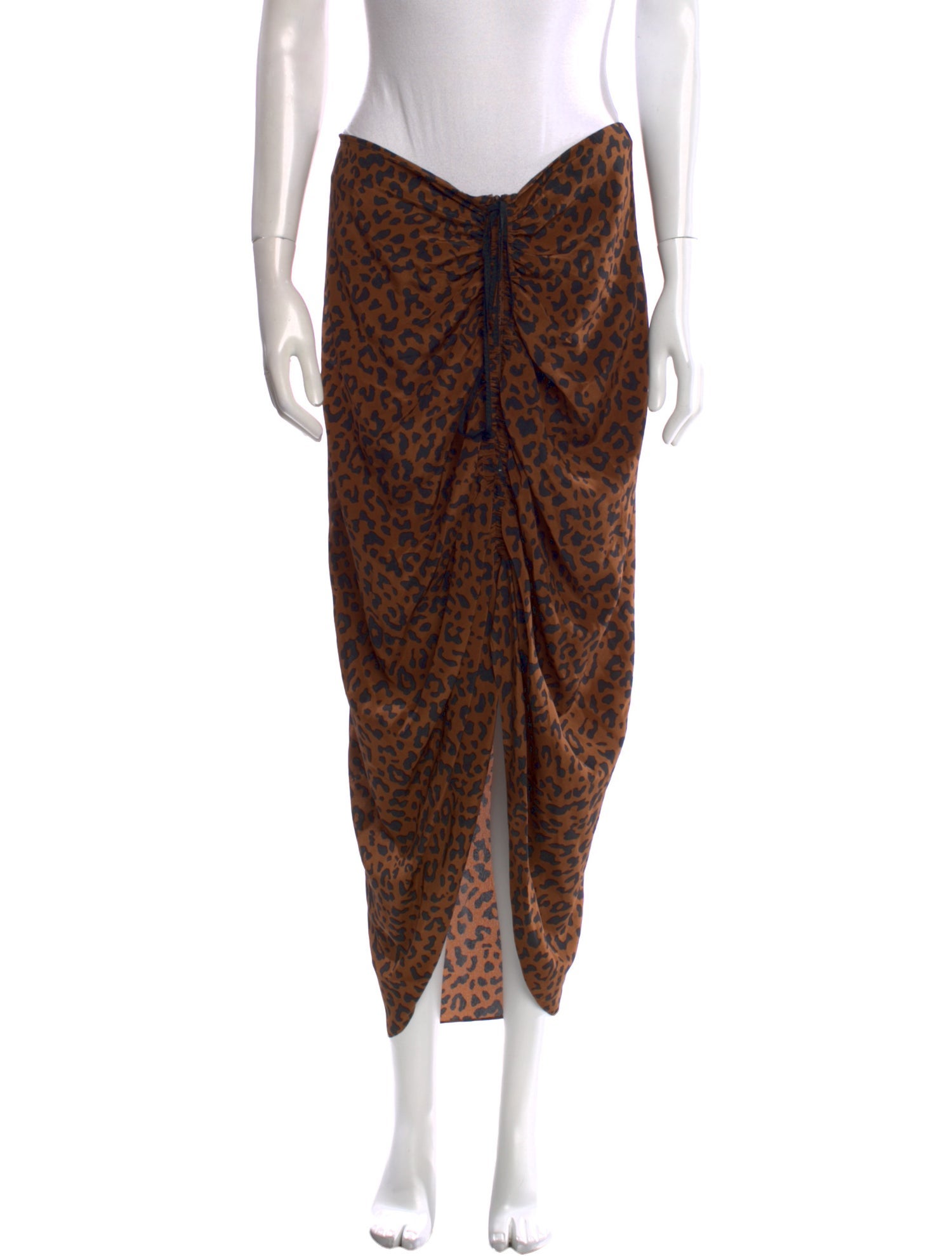 Diane von Furstenberg Silk Midi Length Skirt