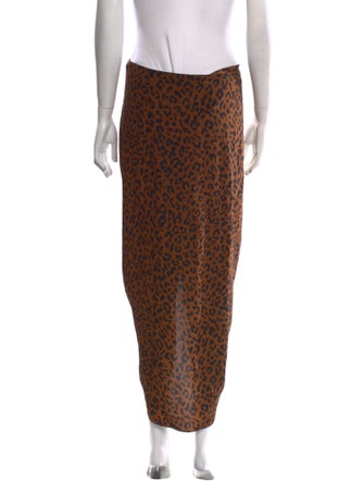 Diane von Furstenberg Silk Midi Length Skirt
