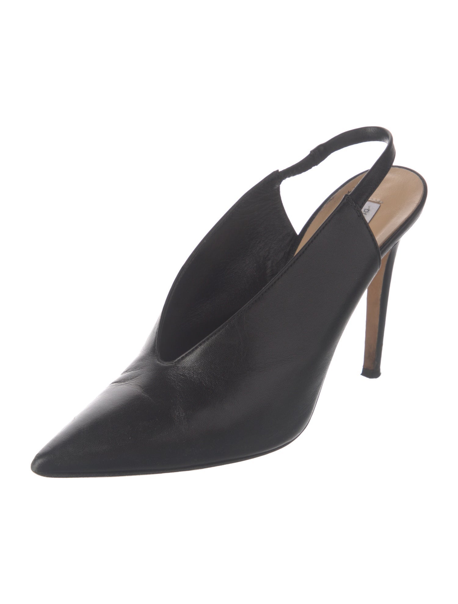 Diane von Furstenberg Leather Slingback Pumps