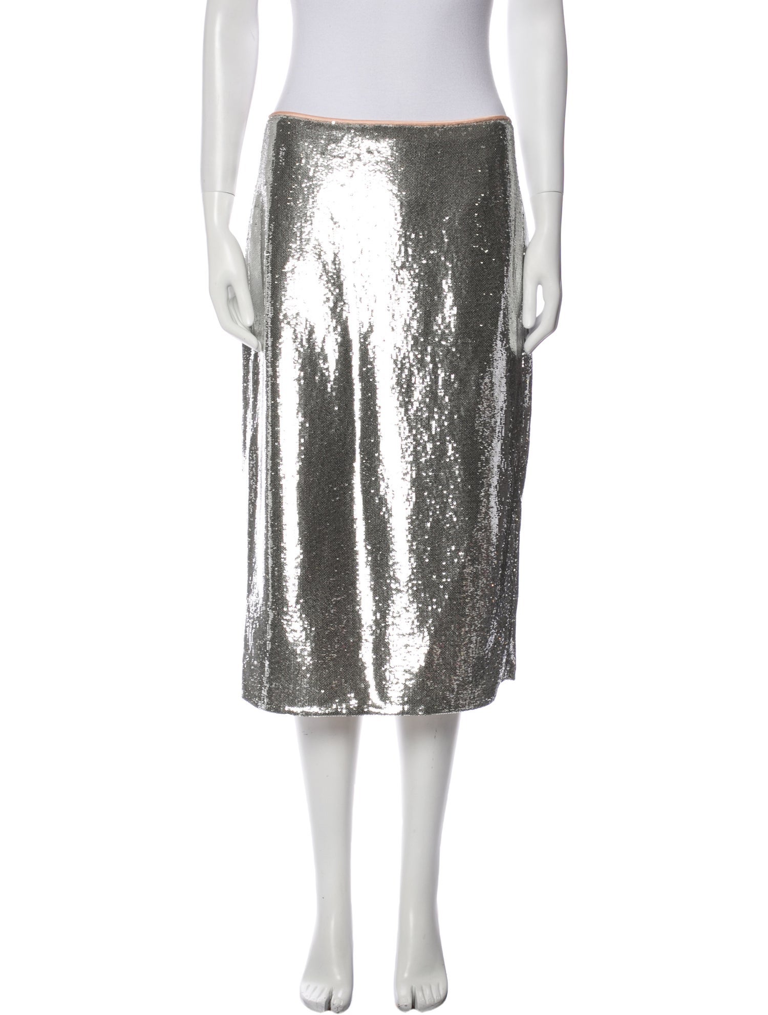 Diane von Furstenberg Sequin Embellishments Knee-Length Skirt