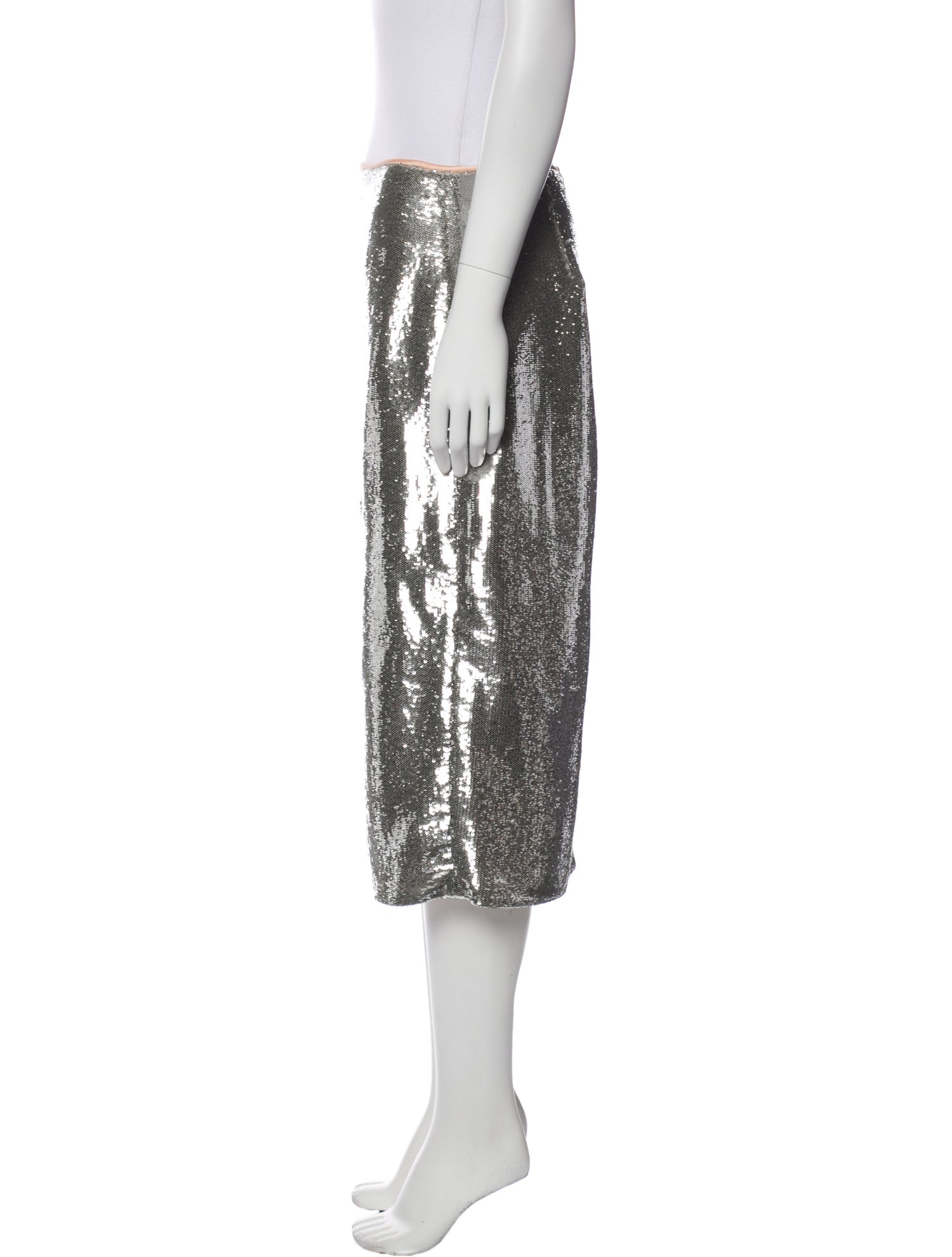 Diane von Furstenberg Sequin Embellishments Knee-Length Skirt