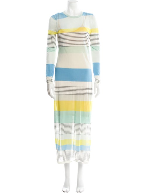 Diane von Furstenberg Striped Long Dress