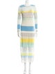 Diane von Furstenberg Striped Long Dress