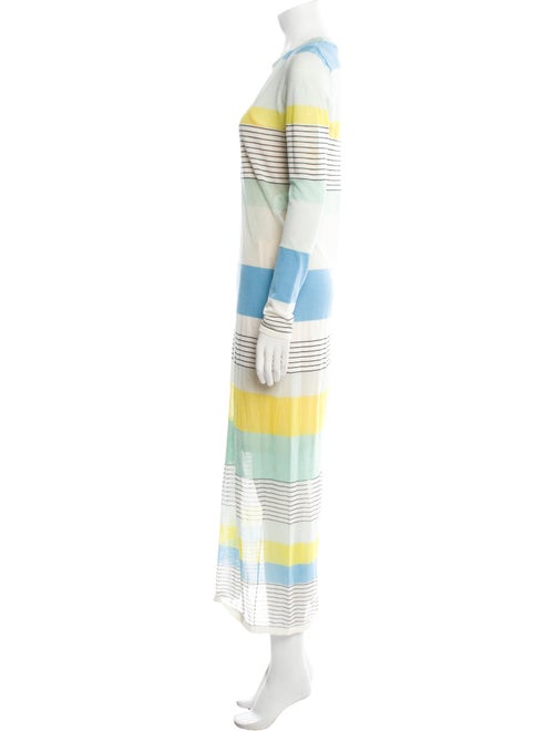 Diane von Furstenberg Striped Long Dress