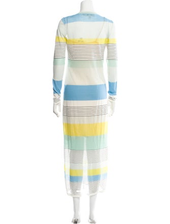 Diane von Furstenberg Striped Long Dress