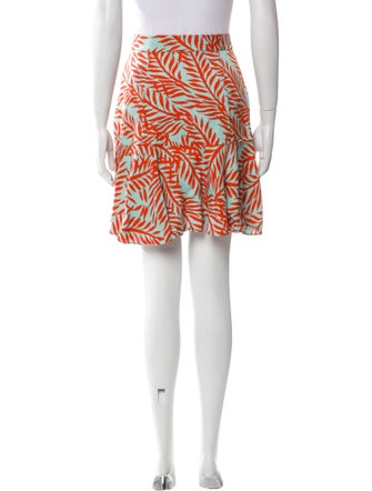 Diane von Furstenberg Printed Mini Skirt