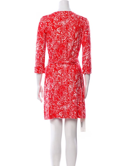 Diane von Furstenberg Animal Print Knee-Length Dress
