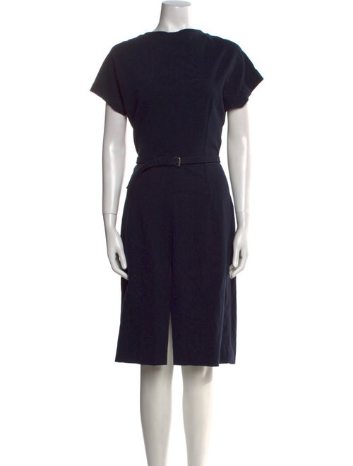 Diane von Furstenberg Mock Neck Knee-Length Dress
