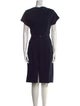 Diane von Furstenberg Mock Neck Knee-Length Dress